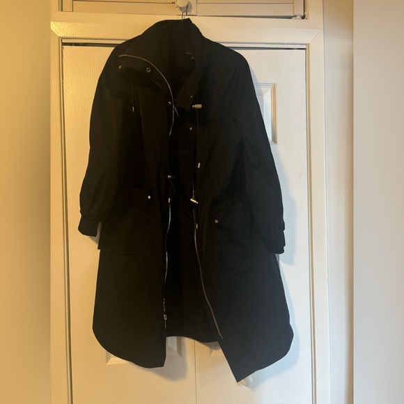 Black BR funnel neck anorak jacket. Size m. Worn 3-5 x - Picture 2 of 3